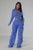 Bleu 3pc Pants Set